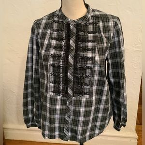 J.Crew plaid blouse